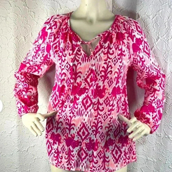 Lilly Pulitzer blouse / Tunic Floral - Picture 1 of 6